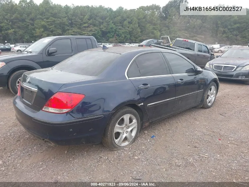 JH4KB16545C002527 2005 Acura Rl 3.5