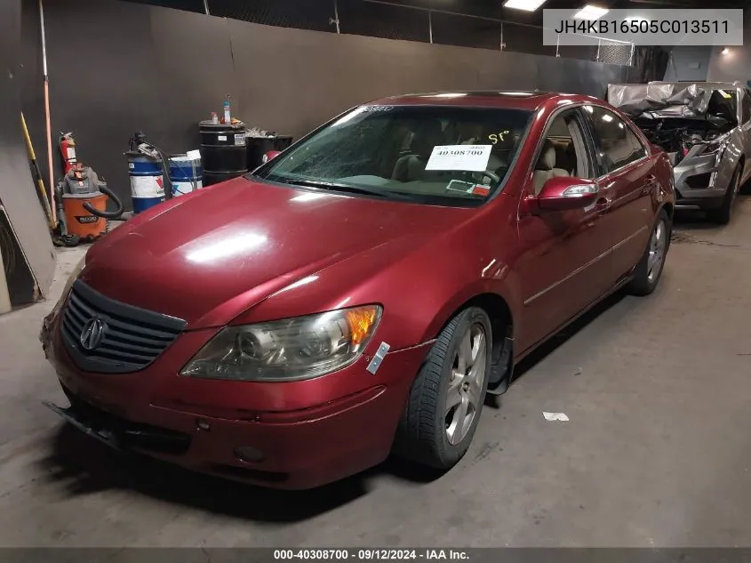 JH4KB16505C013511 2005 Acura Rl 3.5