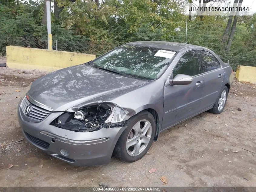 2005 Acura Rl 3.5 VIN: JH4KB16565C011844 Lot: 40405680