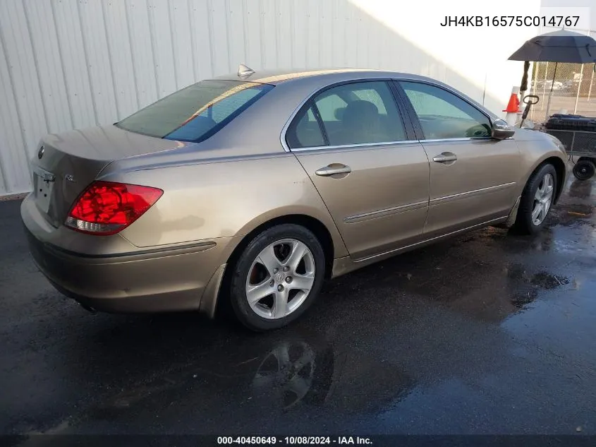 2005 Acura Rl 3.5 VIN: JH4KB16575C014767 Lot: 40450649