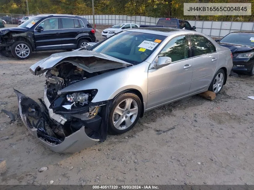 2005 Acura Rl 3.5 VIN: JH4KB16565C004845 Lot: 40517320