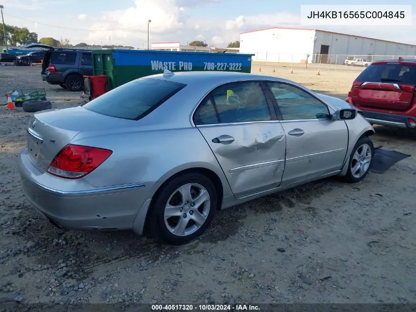 2005 Acura Rl 3.5 VIN: JH4KB16565C004845 Lot: 40517320