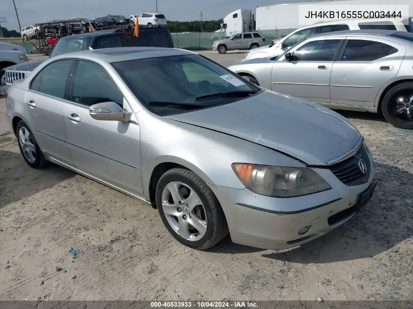 2005 Acura Rl 3.5 VIN: JH4KB16555C003444 Lot: 40533933