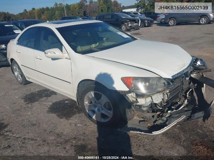 JH4KB16565C002139 2005 Acura Rl 3.5