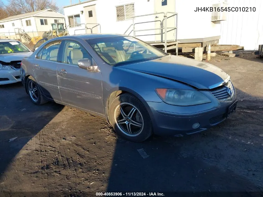 2005 Acura Rl 3.5 VIN: JH4KB16545C010210 Lot: 40853906