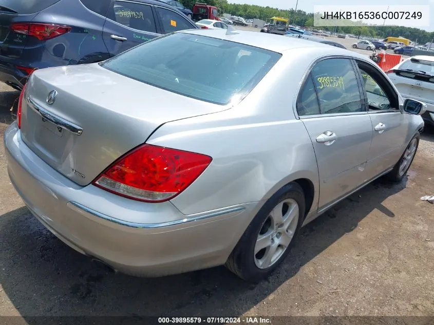 JH4KB16536C007249 2006 Acura Rl 3.5