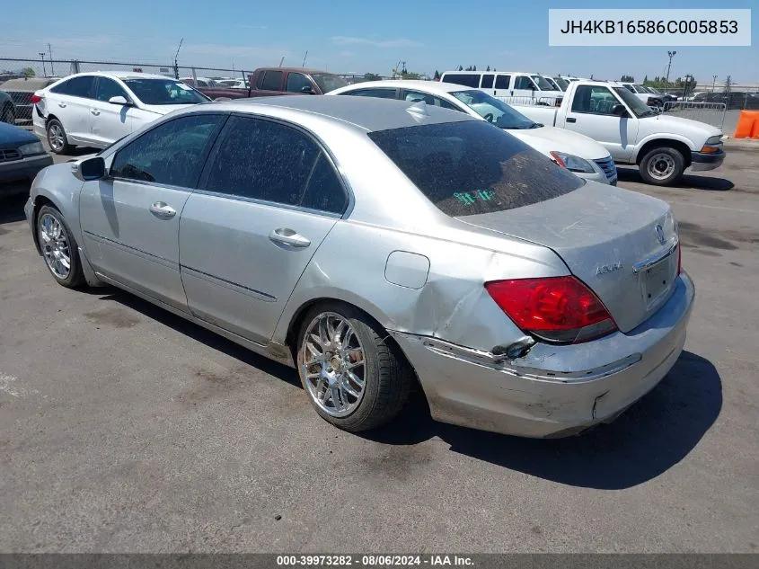 JH4KB16586C005853 2006 Acura Rl 3.5