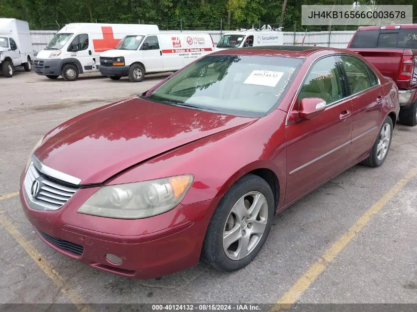 JH4KB16566C003678 2006 Acura Rl 3.5