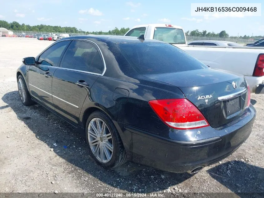 2006 Acura Rl 3.5 VIN: JH4KB16536C009468 Lot: 40127240