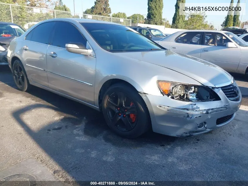 2006 Acura Rl 3.5 VIN: JH4KB165X6C005000 Lot: 40271888