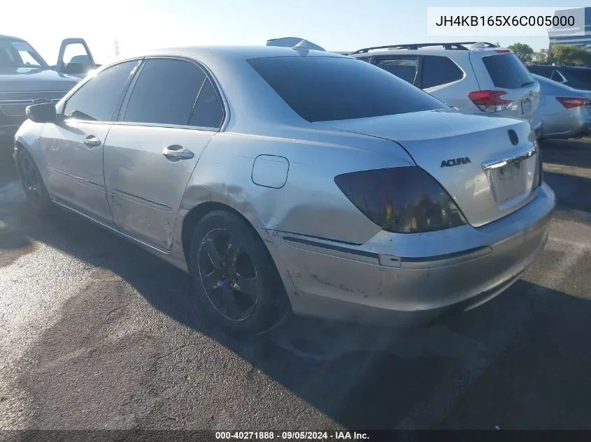 JH4KB165X6C005000 2006 Acura Rl 3.5