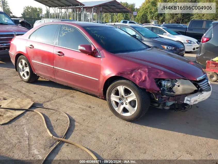 2006 Acura Rl 3.5 VIN: JH4KB16596C004906 Lot: 40366571