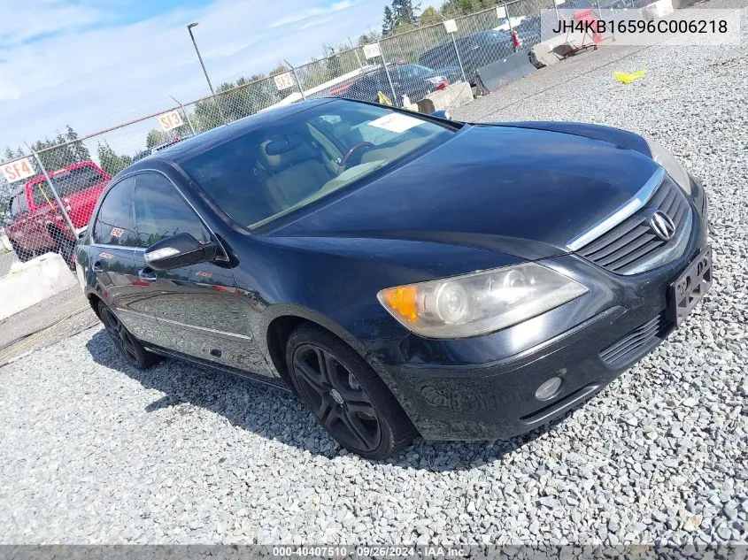 2006 Acura Rl 3.5 VIN: JH4KB16596C006218 Lot: 40407510