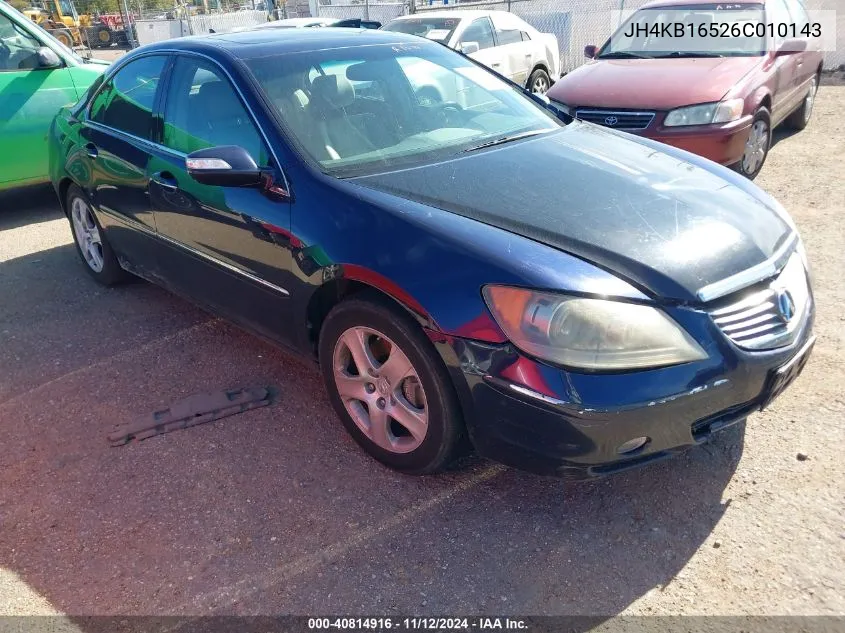 JH4KB16526C010143 2006 Acura Rl 3.5