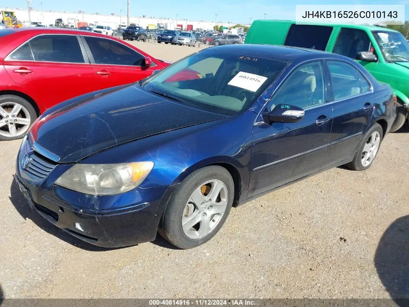 JH4KB16526C010143 2006 Acura Rl 3.5