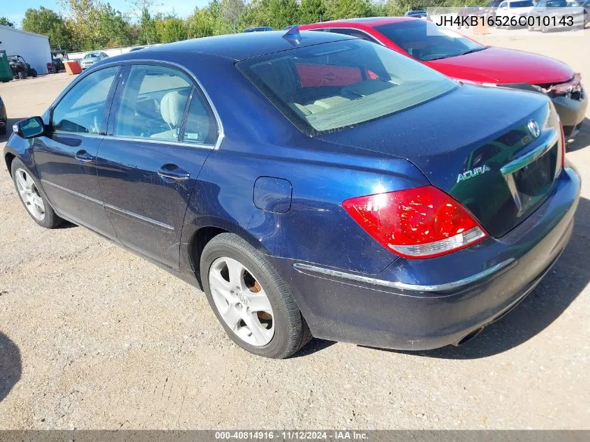 JH4KB16526C010143 2006 Acura Rl 3.5