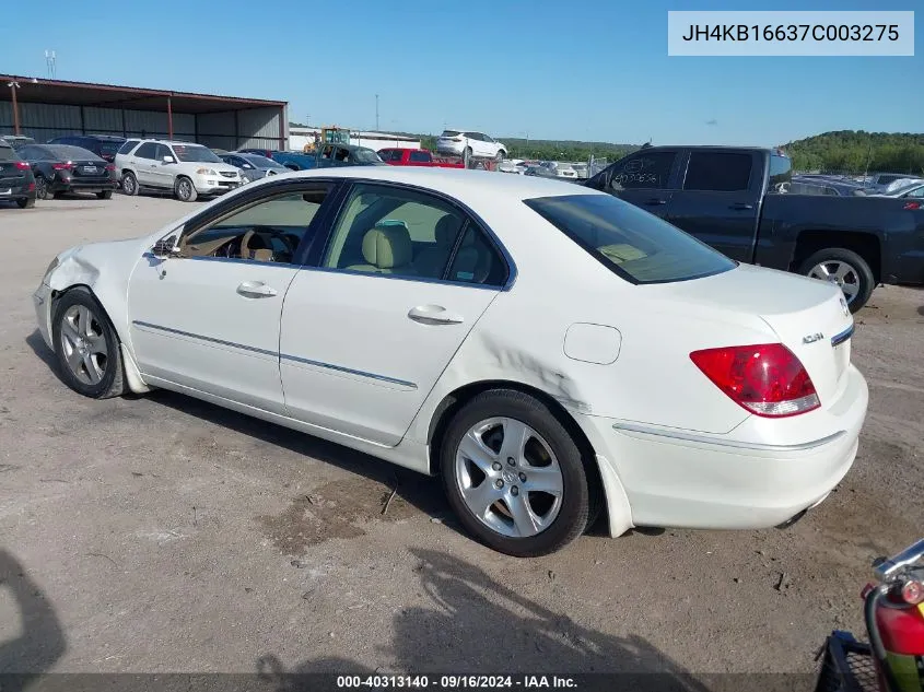 JH4KB16637C003275 2007 Acura Rl 3.5