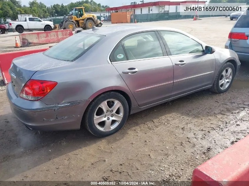 2007 Acura Rl 3.5 VIN: JH4KB16597C000601 Lot: 40505352