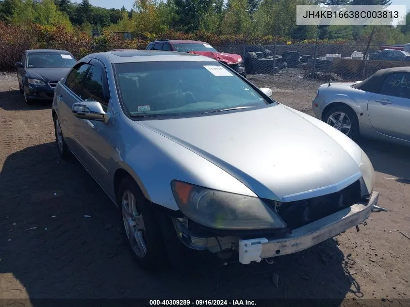 2008 Acura Rl 3.5 VIN: JH4KB16638C003813 Lot: 40309289