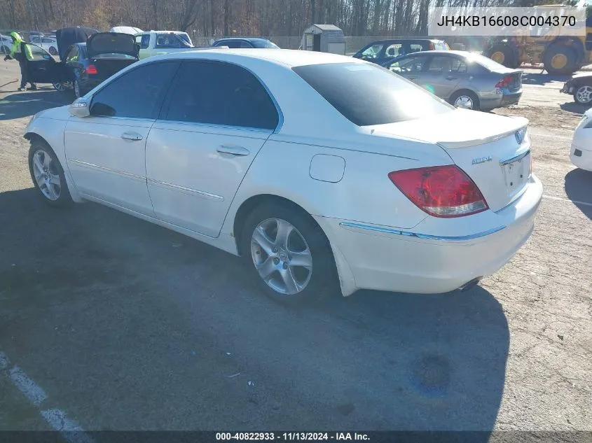 JH4KB16608C004370 2008 Acura Rl 3.5