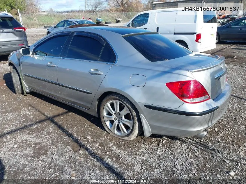 JH4KB16678C001837 2008 Acura Rl 3.5