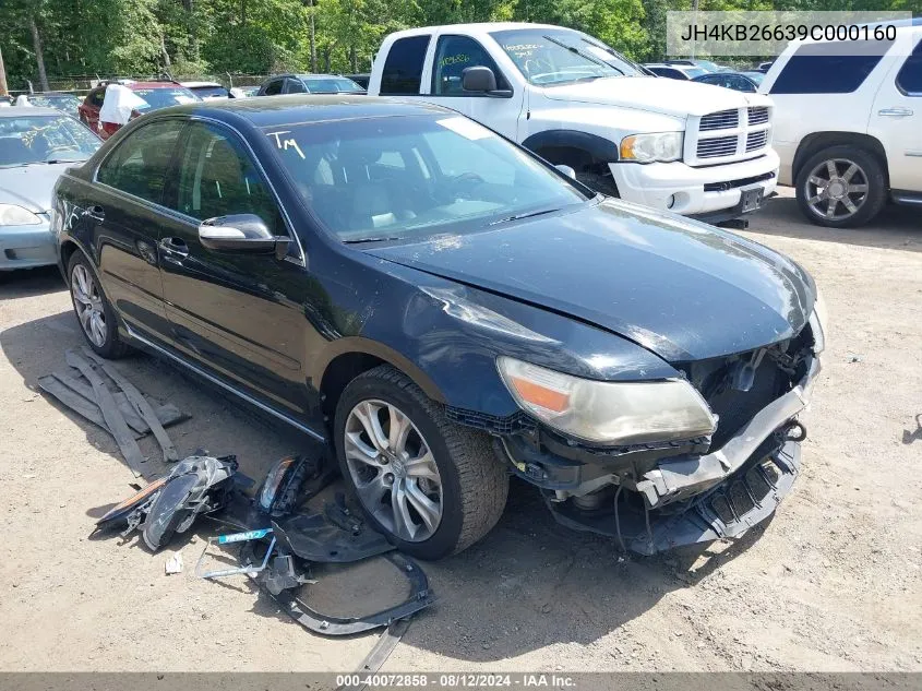 JH4KB26639C000160 2009 Acura Rl 3.7