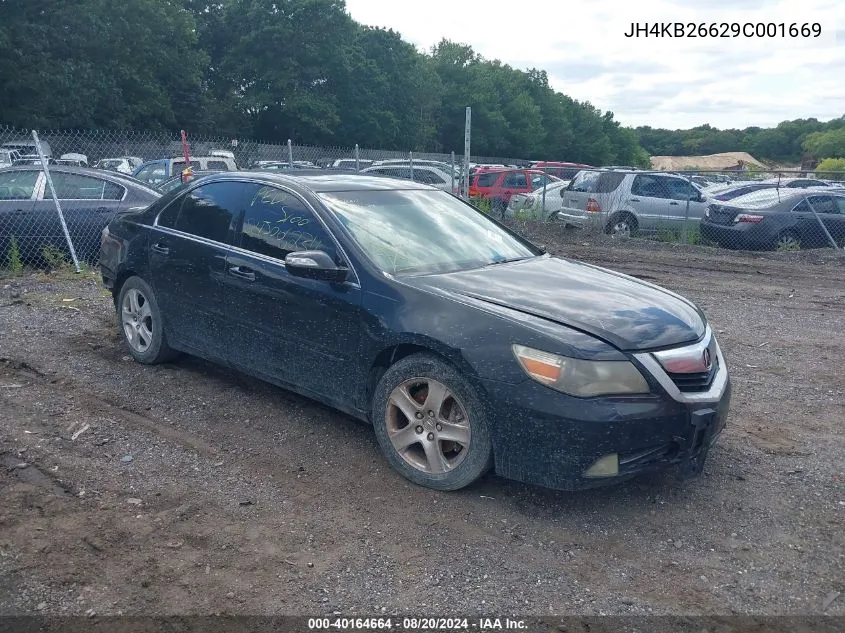 JH4KB26629C001669 2009 Acura Rl 3.7