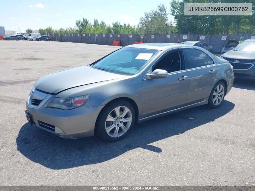 JH4KB26699C000762 2009 Acura Rl 3.7