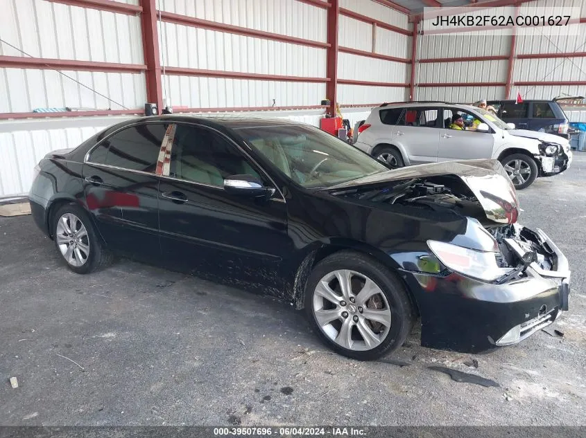 2010 Acura Rl 3.7 VIN: JH4KB2F62AC001627 Lot: 39507696