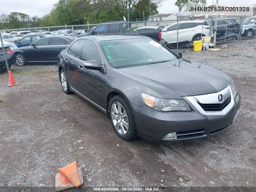 2010 Acura Rl VIN: JH4KB2F63AC001328 Lot: 40458595