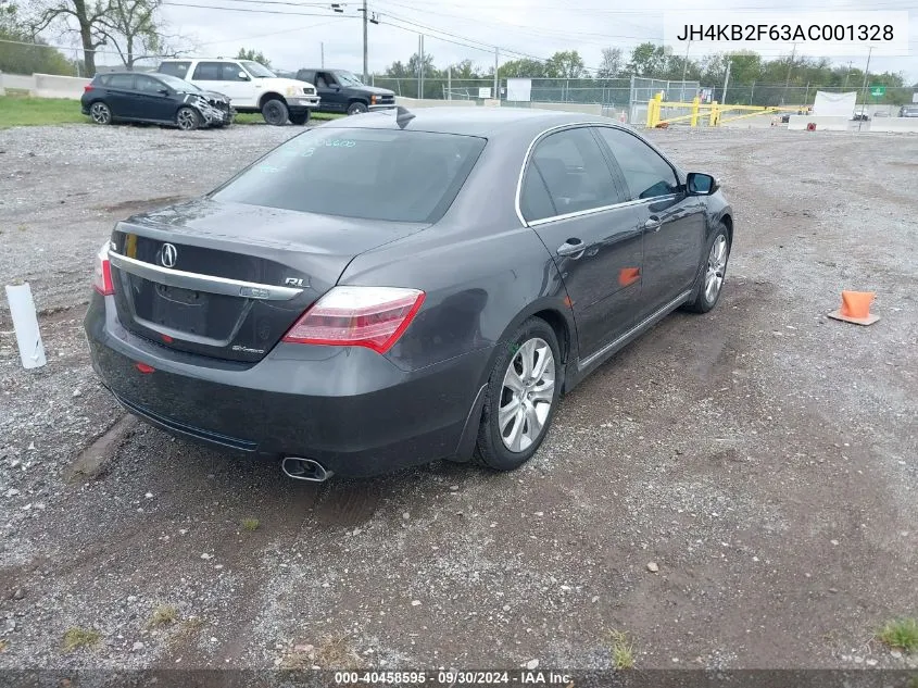 2010 Acura Rl VIN: JH4KB2F63AC001328 Lot: 40458595