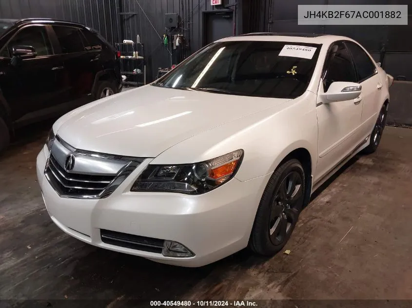 2010 Acura Rl 3.7 VIN: JH4KB2F67AC001882 Lot: 40549480