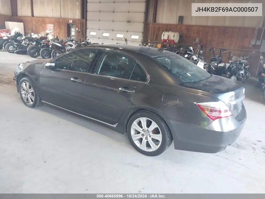 2010 Acura Rl 3.7 VIN: JH4KB2F69AC000507 Lot: 40665996