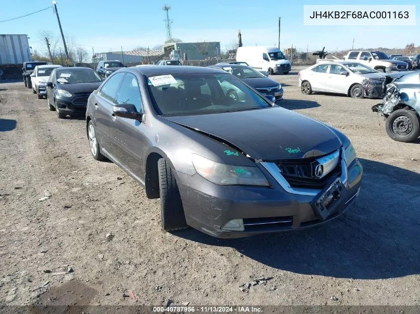 2010 Acura Rl 3.7 VIN: JH4KB2F68AC001163 Lot: 40787956