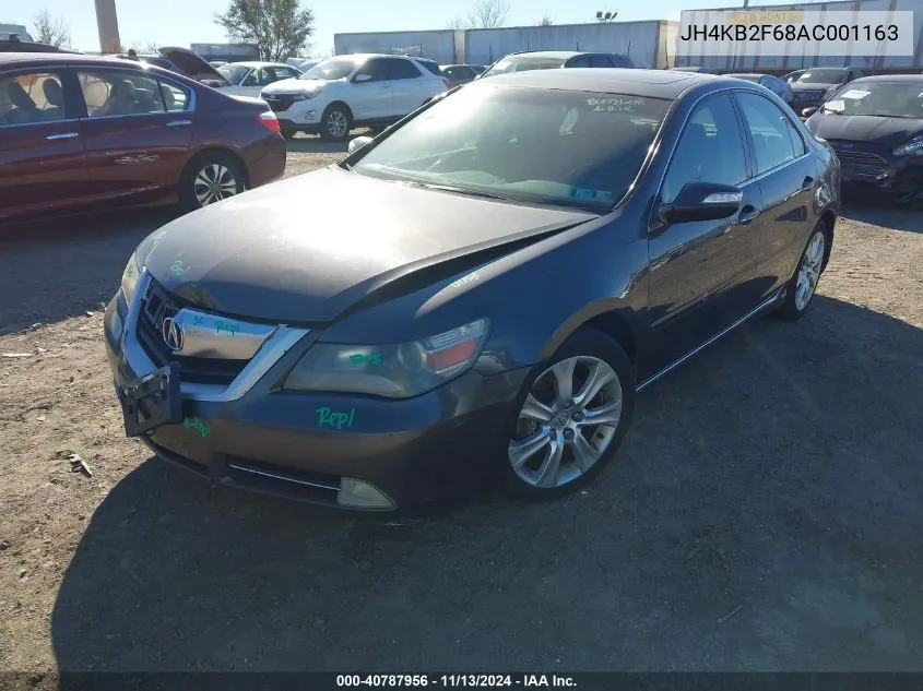 2010 Acura Rl 3.7 VIN: JH4KB2F68AC001163 Lot: 40787956