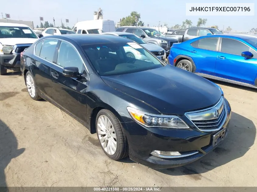 2014 Acura Rlx VIN: JH4KC1F9XEC007196 Lot: 40221380