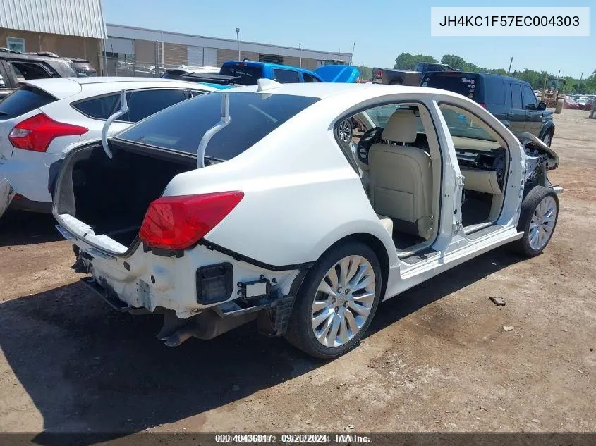 2014 Acura Rlx VIN: JH4KC1F57EC004303 Lot: 40436817