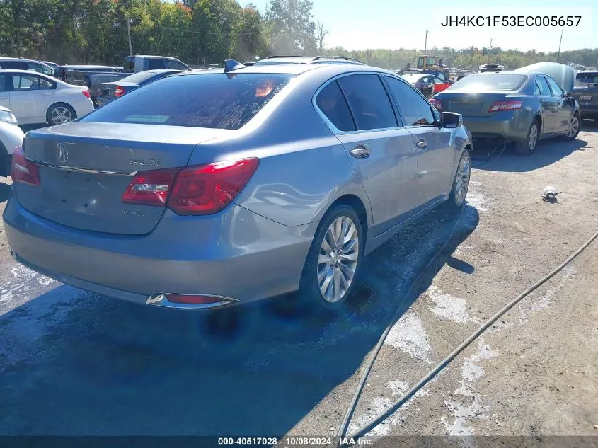 2014 Acura Rlx VIN: JH4KC1F53EC005657 Lot: 40517028