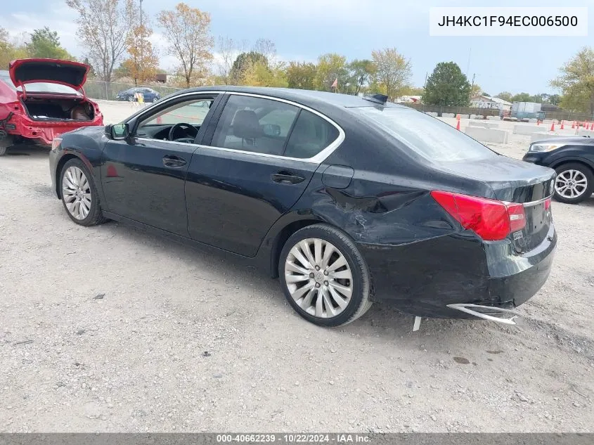 2014 Acura Rlx VIN: JH4KC1F94EC006500 Lot: 40662239