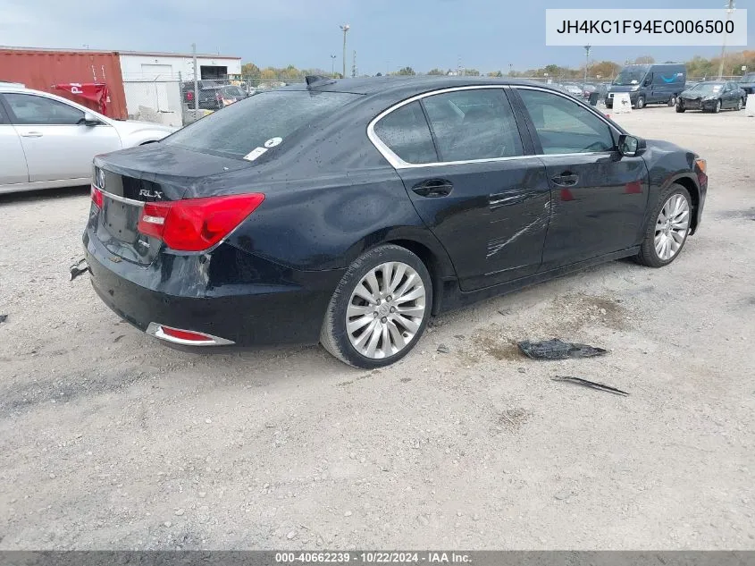 2014 Acura Rlx VIN: JH4KC1F94EC006500 Lot: 40662239