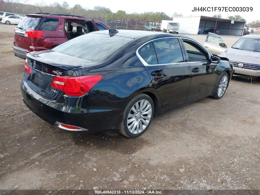 2014 Acura Rlx VIN: JH4KC1F97EC003039 Lot: 40842318