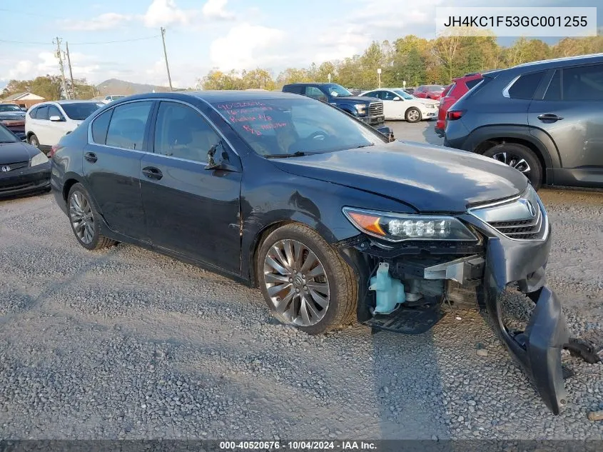 2016 Acura Rlx Technology Package VIN: JH4KC1F53GC001255 Lot: 40520676