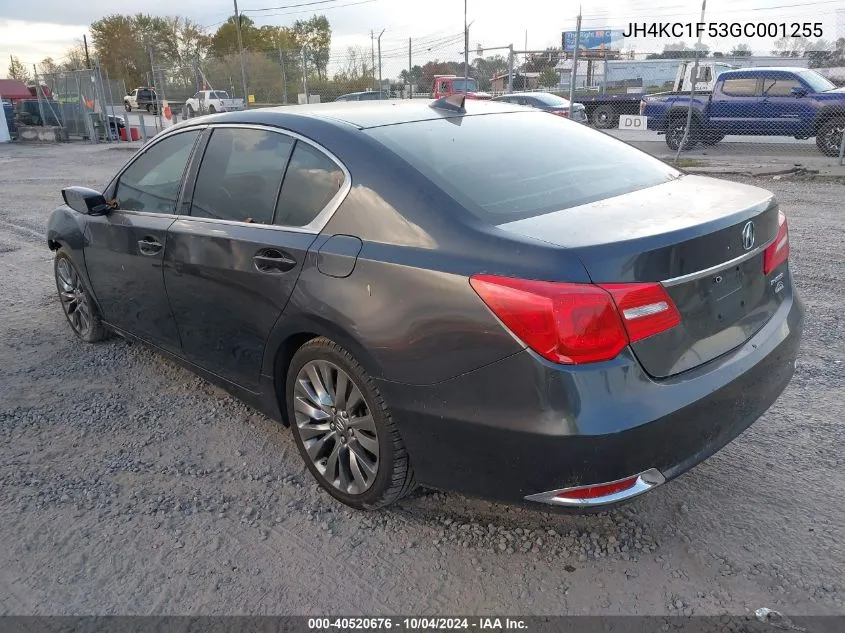 2016 Acura Rlx Technology Package VIN: JH4KC1F53GC001255 Lot: 40520676