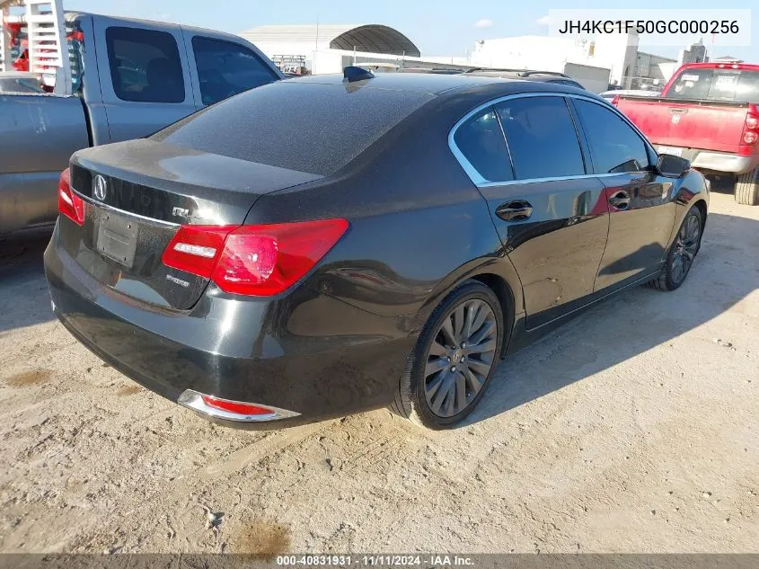 2016 Acura Rlx Technology Package VIN: JH4KC1F50GC000256 Lot: 40831931