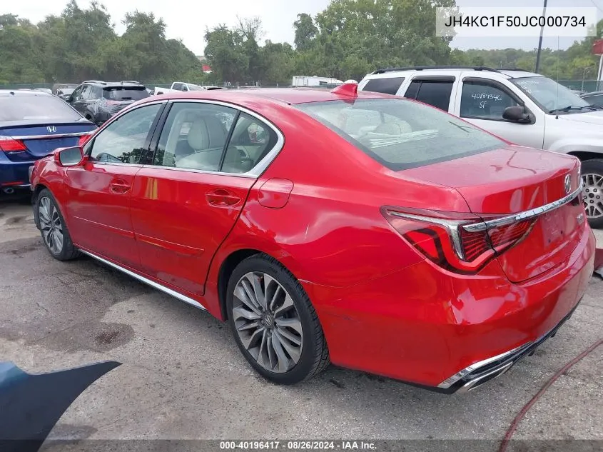 JH4KC1F50JC000734 2018 Acura Rlx