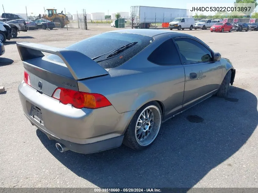 2002 Acura Rsx Type S VIN: JH4DC53022C013897 Lot: 39518660