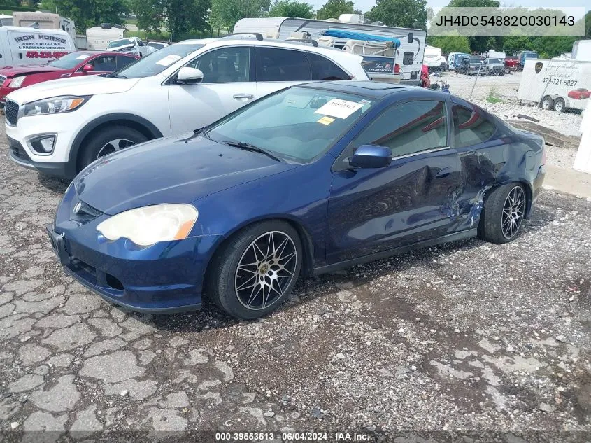 JH4DC54882C030143 2002 Acura Rsx