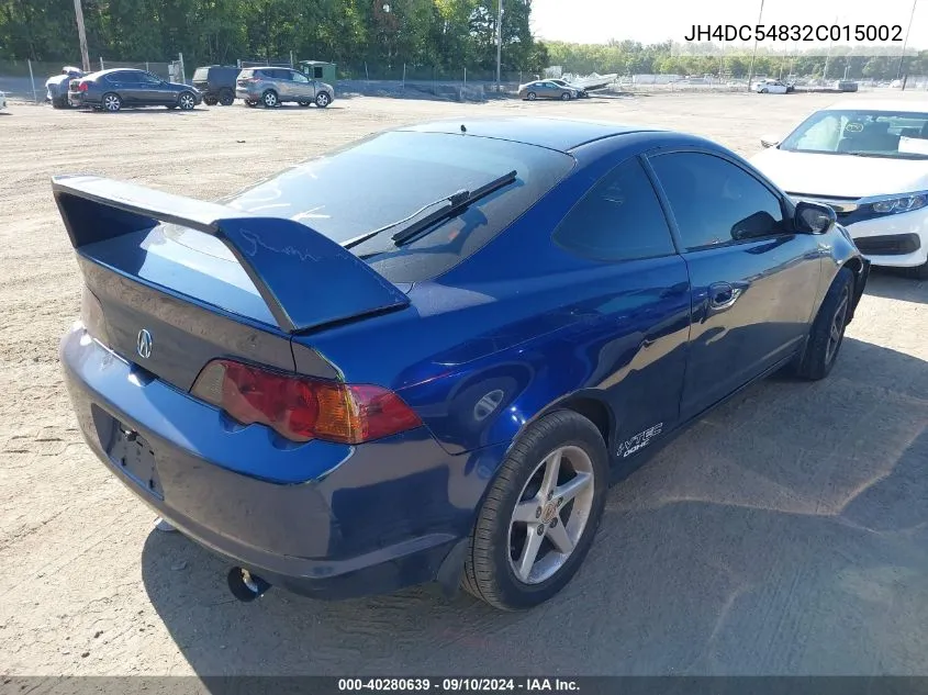 JH4DC54832C015002 2002 Acura Rsx