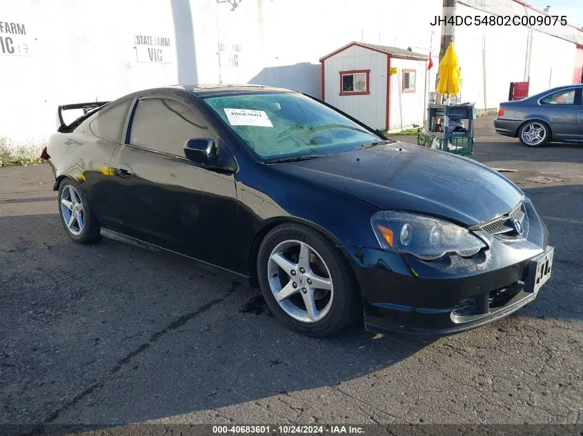 2002 Acura Rsx VIN: JH4DC54802C009075 Lot: 40683601