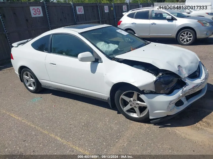 JH4DC54813C017333 2003 Acura Rsx